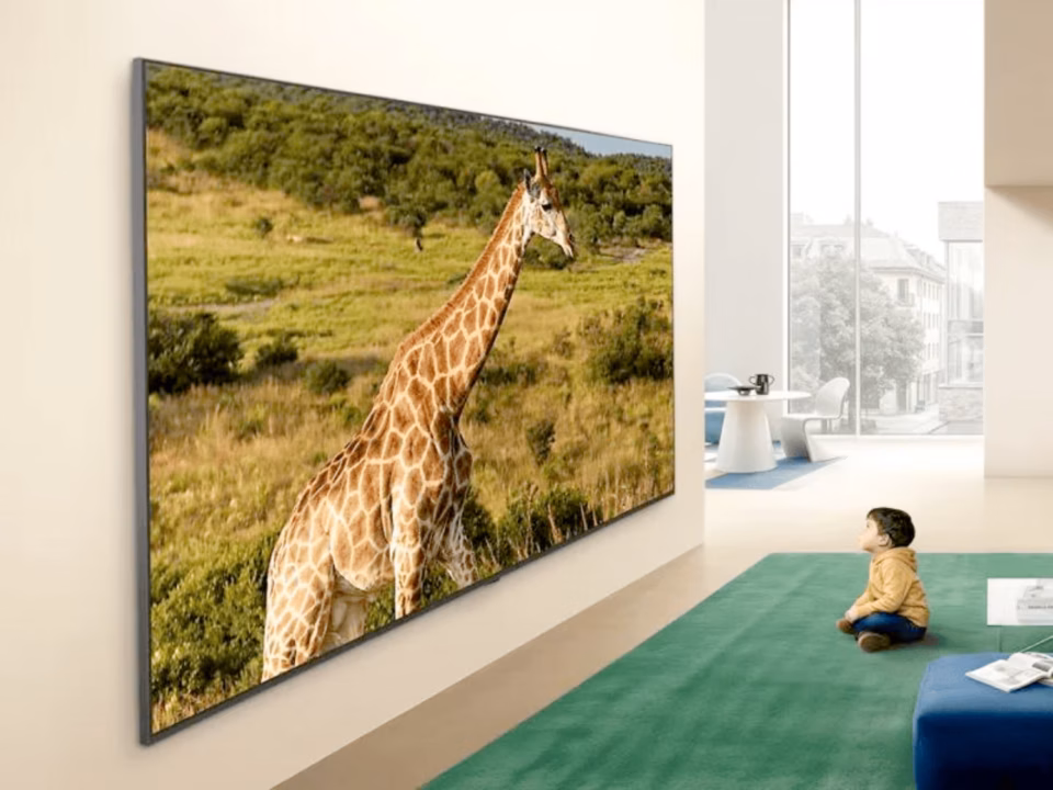 LG 100-inch Mini LED TV from QNED84B series with 4K display