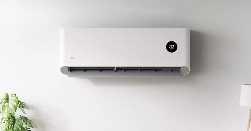 Mijia Air Conditioner Strong Wind Pro unit showing front panel and vents