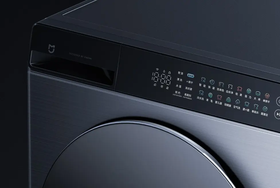 Mi Home app interface controlling Xiaomi Mijia Washer Pro