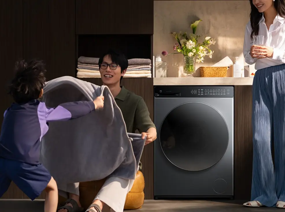 Automatic detergent and softener dispensing system in Xiaomi washer