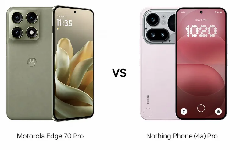 Motorola Edge 70 Pro vs Nothing Phone 4a Pro: Which Mid-Range Phone Wins?