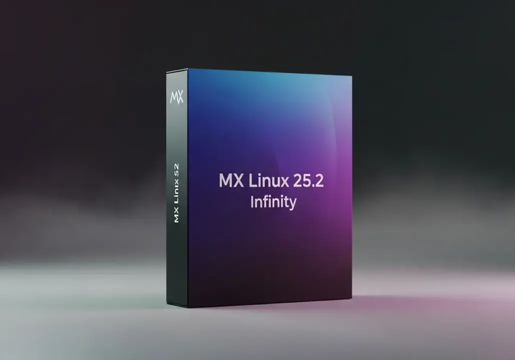 MX Linux 25.2 desktop showing updated Xfce interface and system tools