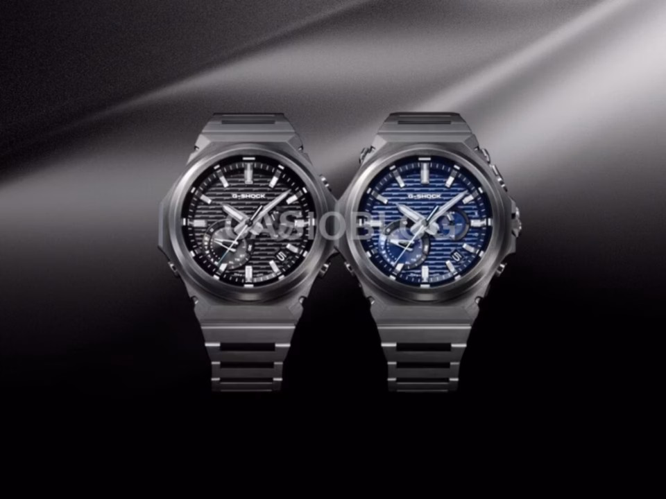 Casio G-Steel watches with full black IP coatings and Bluetooth connectivity