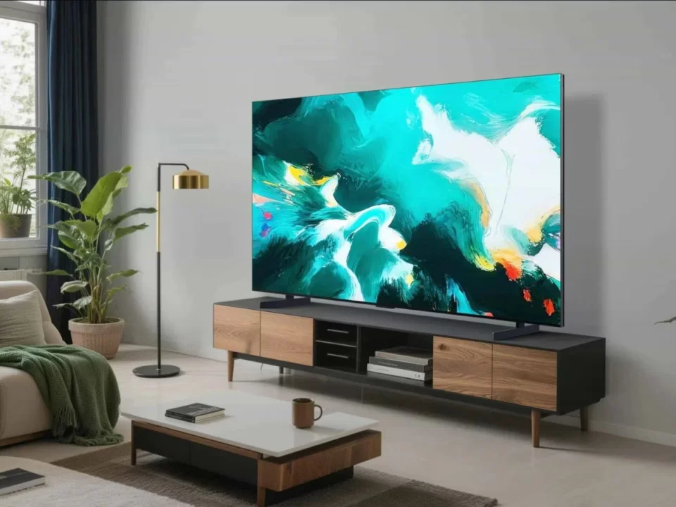 TCL A400U QD-Mini LED TV with 288Hz refresh rate and thin wallpaper design