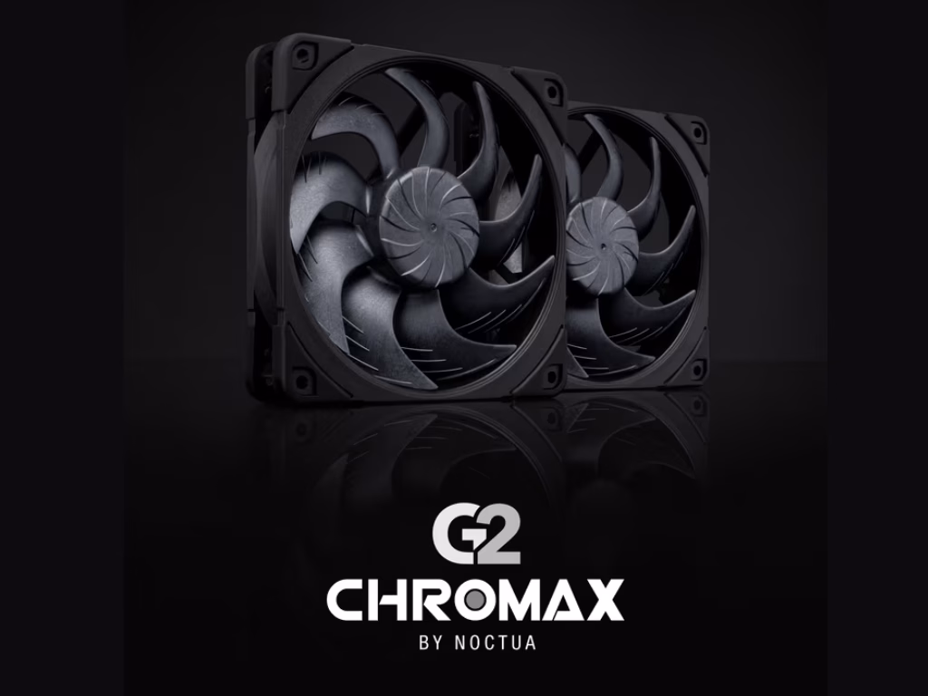 Noctua NF-A12X25 G2 Chromax.Black all-black PC cooling fan