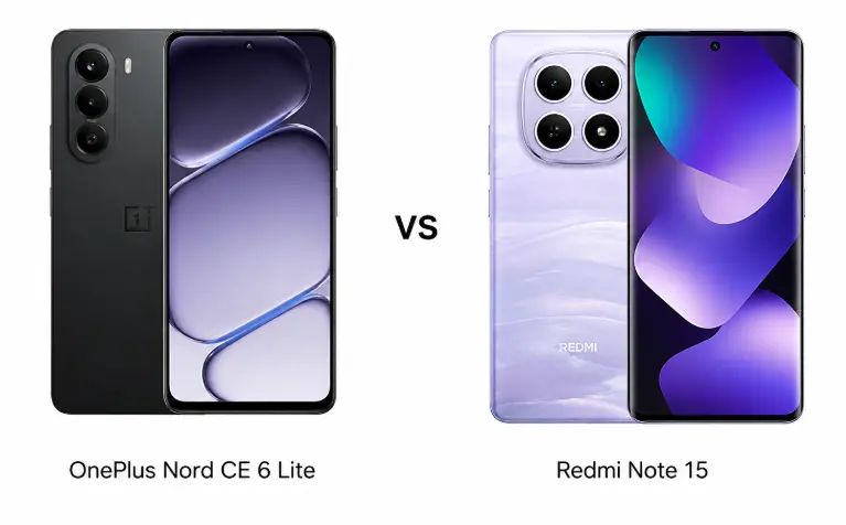 OnePlus Nord CE 6 Lite vs Redmi Note 15: Which Mid-Range Phone Wins Your Heart? OnePlus Nord CE 6 Lite vs Redmi Note 15: Which Mid-Range Phone Wins Your Heart?