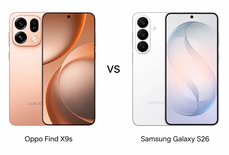 Oppo Find X9s vs Samsung Galaxy S26: Which Premium Phone Delivers More?