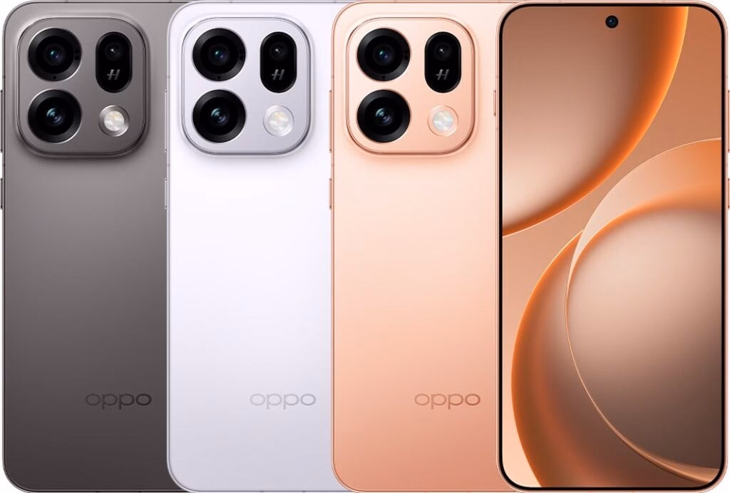 Oppo Find X9s rear triple camera setup
