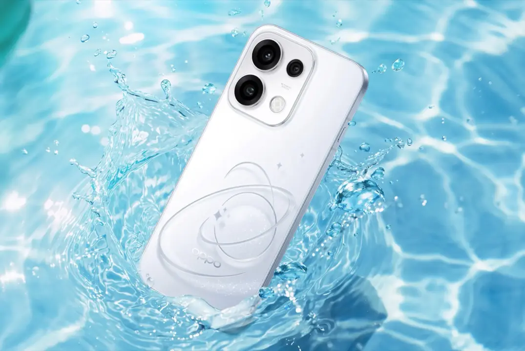 Oppo Reno16 Pro smartphone featuring 200MP camera and large battery