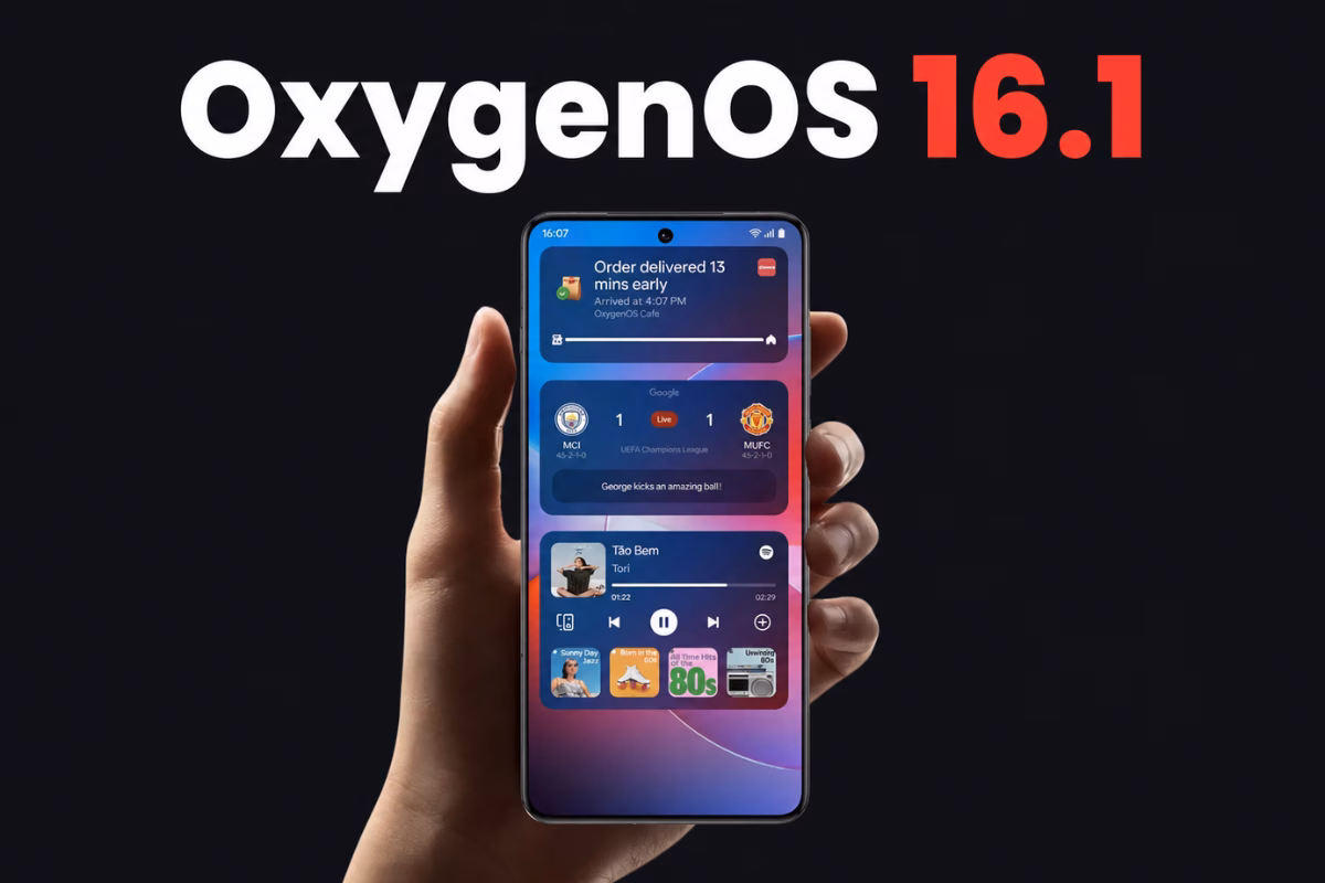 OxygenOS 16.1 Rolls Out with Live Space and AI Enhancements