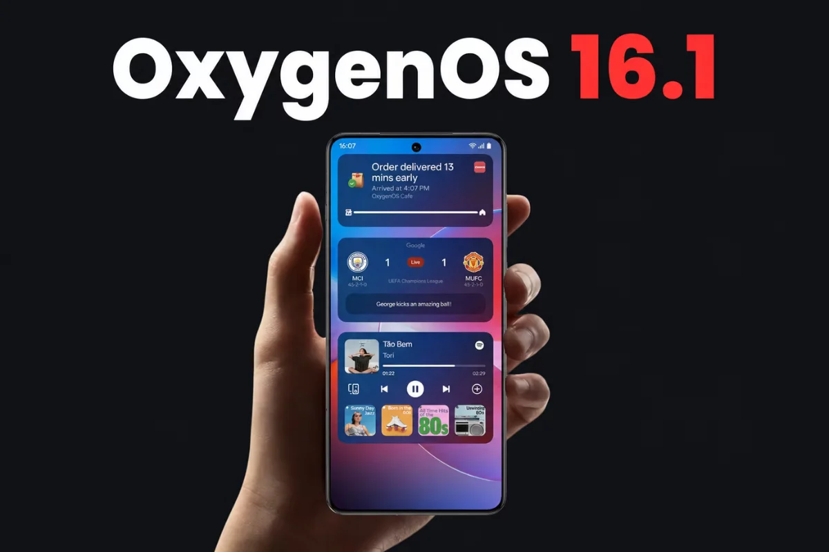 OxygenOS 16.1 Rolls Out with Live Space and AI Enhancements