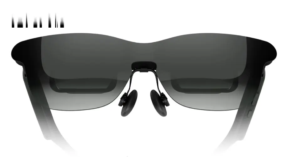 RayNeo GT Max AR glasses matte finish and lightweight 78 grams