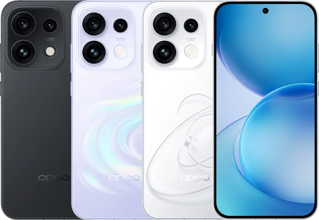 Oppo Reno 16 flat OLED display with matte finish