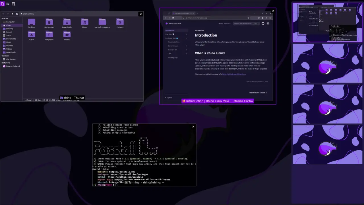 Rhino Linux 2026.1 with Lomiri desktop and mobile support