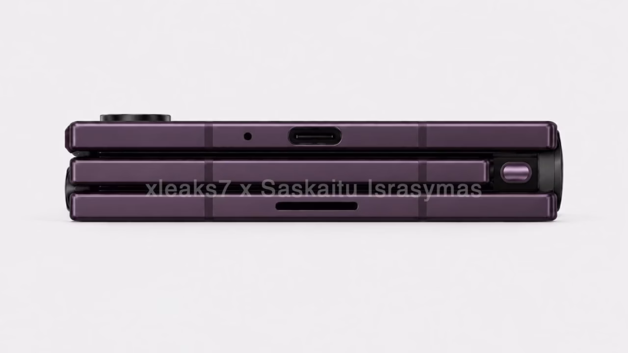 Samsung Galaxy Z TriFold 2 with integrated S Pen storage in hinge