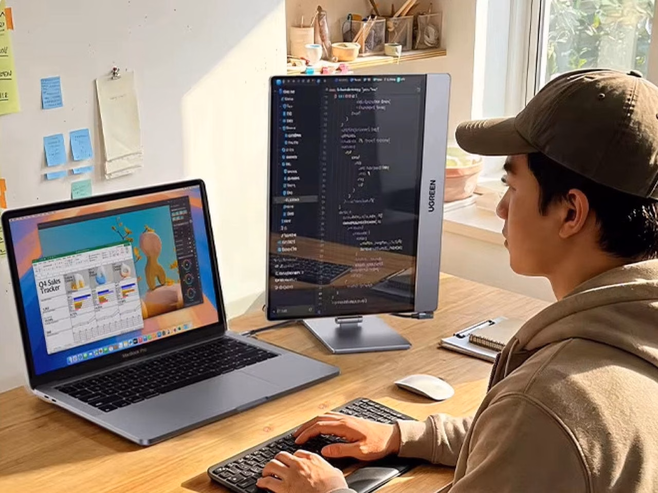 Ugreen AP16 16-inch IPS panel with 2560x1600 resolution