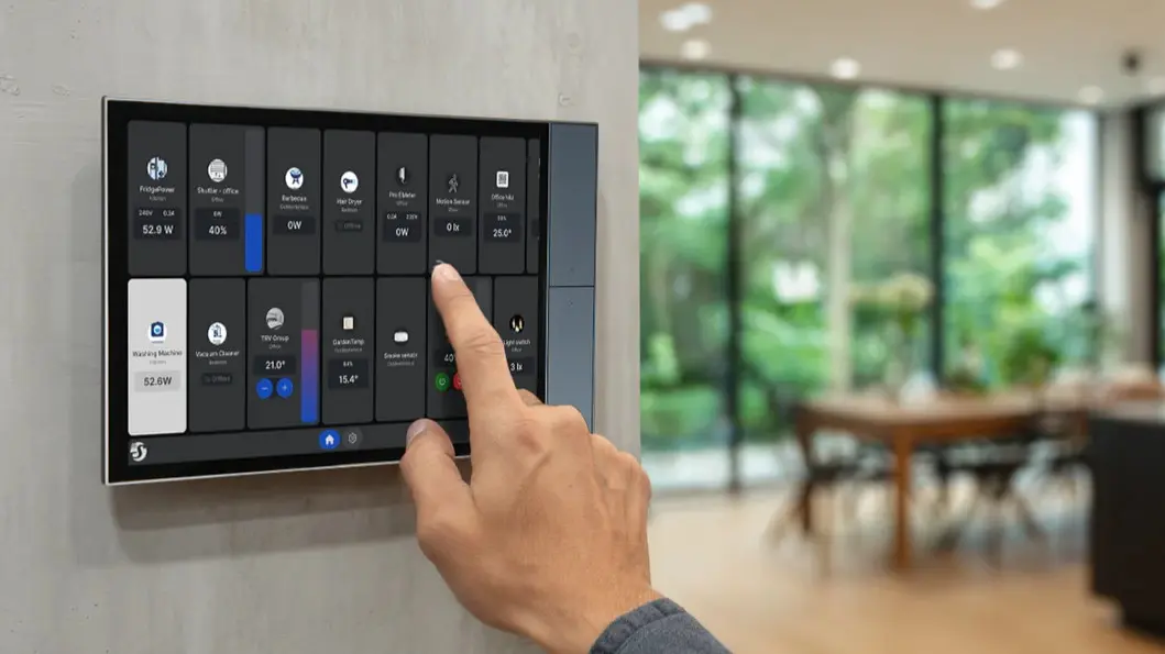 Shelly Wall Display multi-dashboard smart home control panel