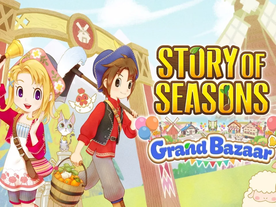 Story of Seasons Grand Bazaar farming sim gameplay on PS5 and Xbox