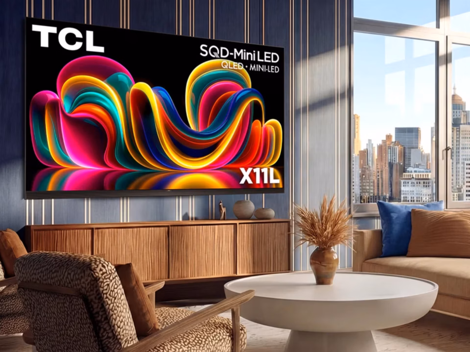 TCL 85-inch X11L SQD Mini-LED TV with 144 Hz and VRR on discount