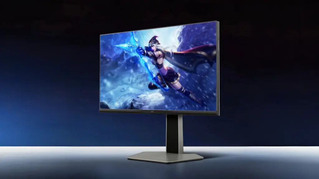 TCL Thunderbird 25Q5A monitor with adjustable stand and VESA mount