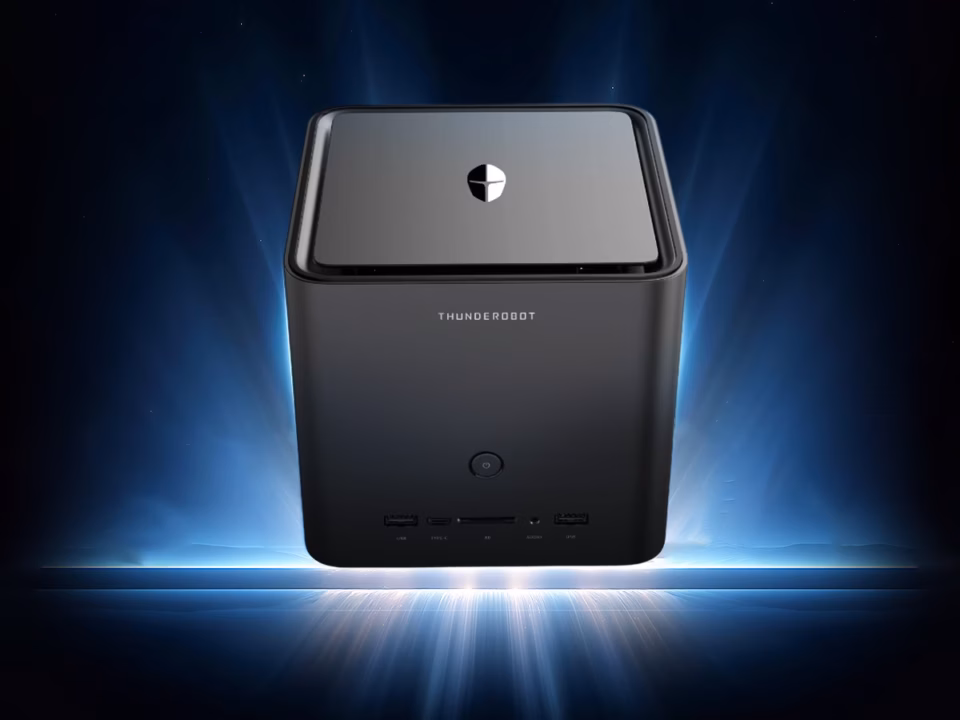 Thunderobot AMD mini PC with 96GB VRAM and Ryzen AI Max+ 395 processor