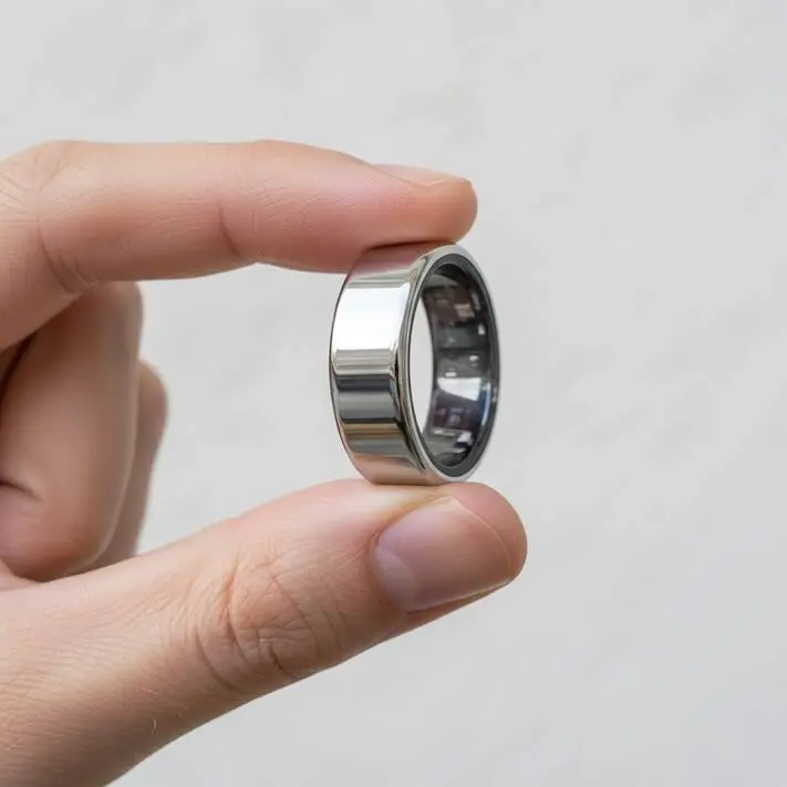 Titan 2 smart ring with sleek design and gesture control features (Photo: Qringstore)