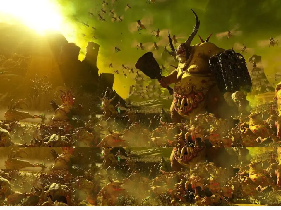 Total War Warhammer III strategy game gameplay and campaign map