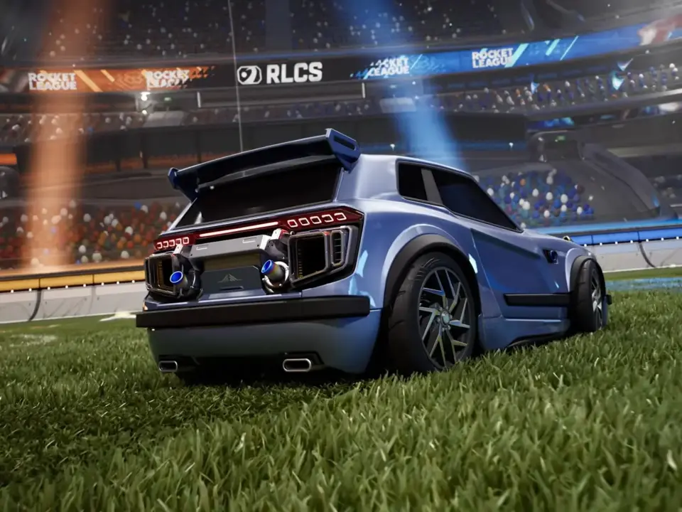 Unreal Engine 6 graphics reveal in Rocket League showing advanced ray tracing effects
