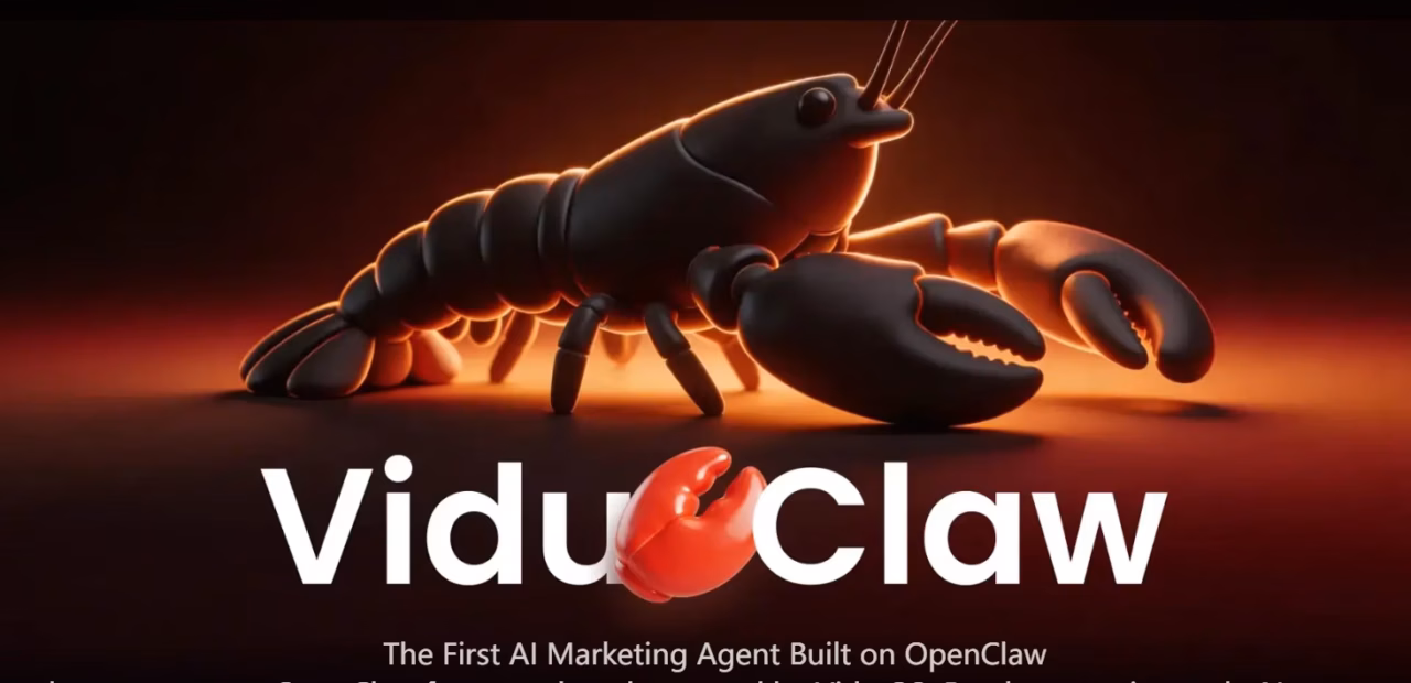 Vidu Claw AI video creation platform interface showing automated ad generation