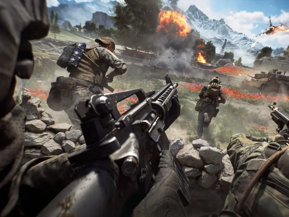 Battlefield 6 gameplay showing technical issues and server lag