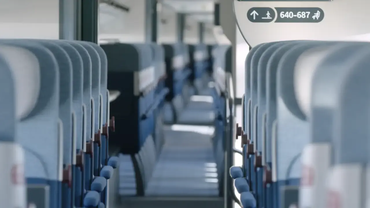 TGV M train exterior showing modern design and seating capacity