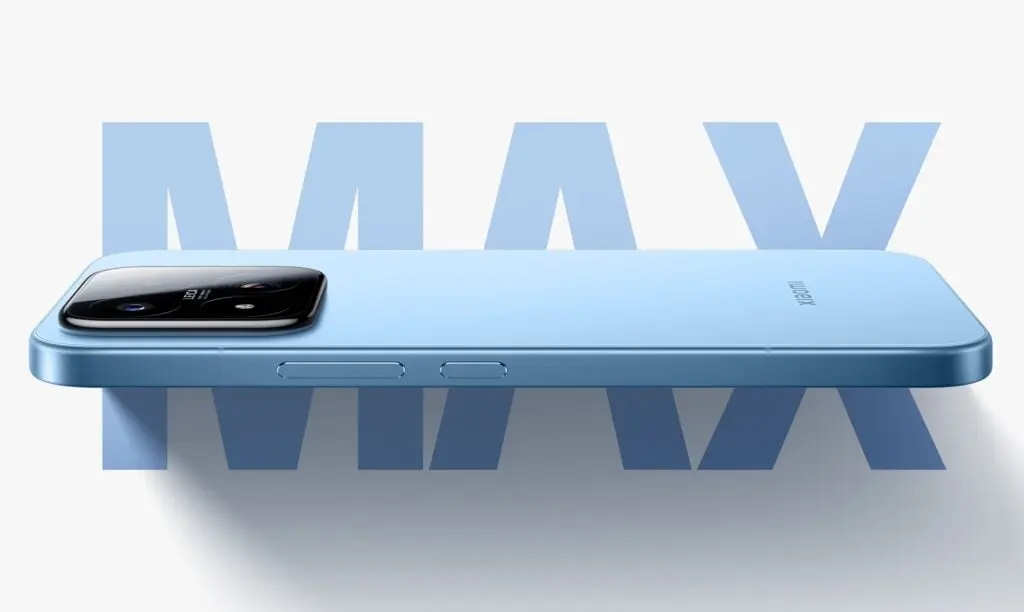 Xiaomi 17 Max smartphone in Pixel Black showing matte finish design