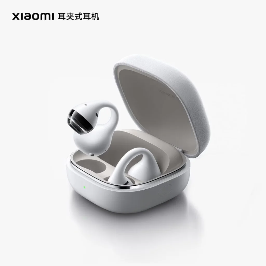 Close-up of Xiaomi earbuds transparent sound-emitting sphere