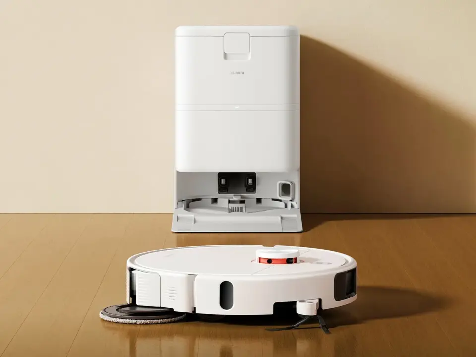 Xiaomi H50 Pro robot vacuum cleaner with edge cleaning and mop drying features
