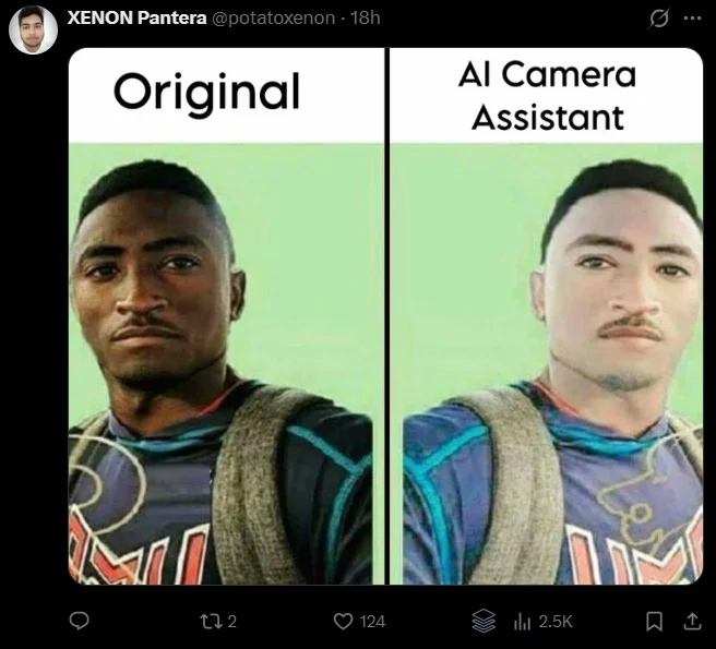 Sony Xperia 1 VIII camera app interface showing AI Camera Assistant options