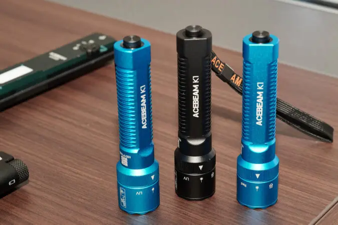 Acebeam K1 Revamps EDC Flashlight With Red Light And Cyan Laser Option