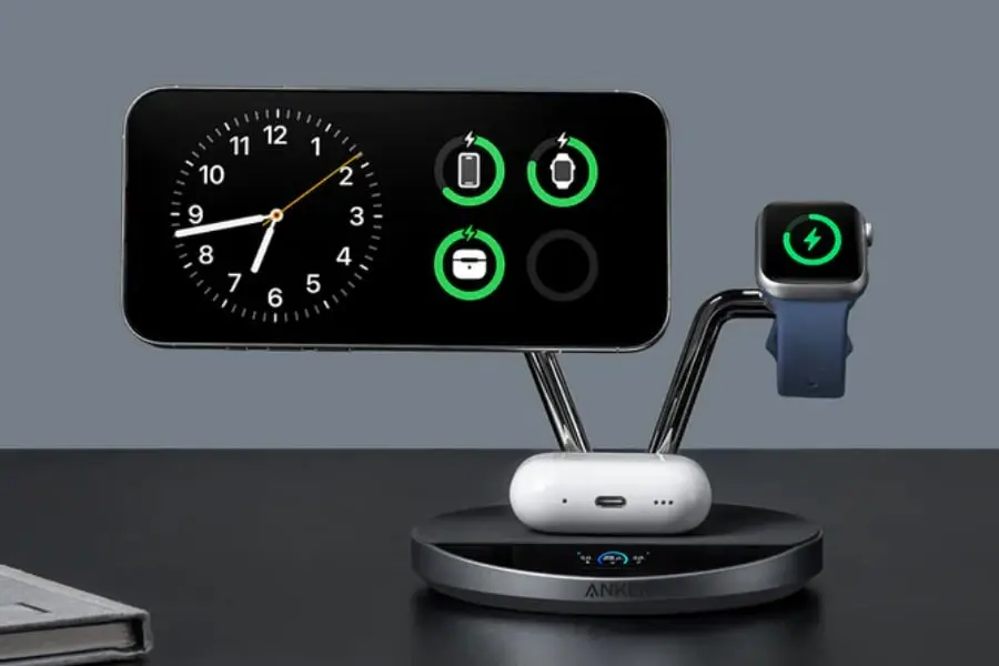 Anker Prime 3-in-1 Wireless Charger Cools While Charging Apple Devices Anker Prime 3-in-1 Wireless Charger Cools While Charging Apple Devices