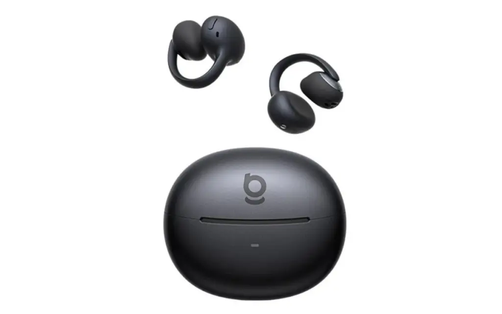 Baseus Bowie MC2 clip-on earbuds with flexible titanium alloy bridge (Photo: Baseus)