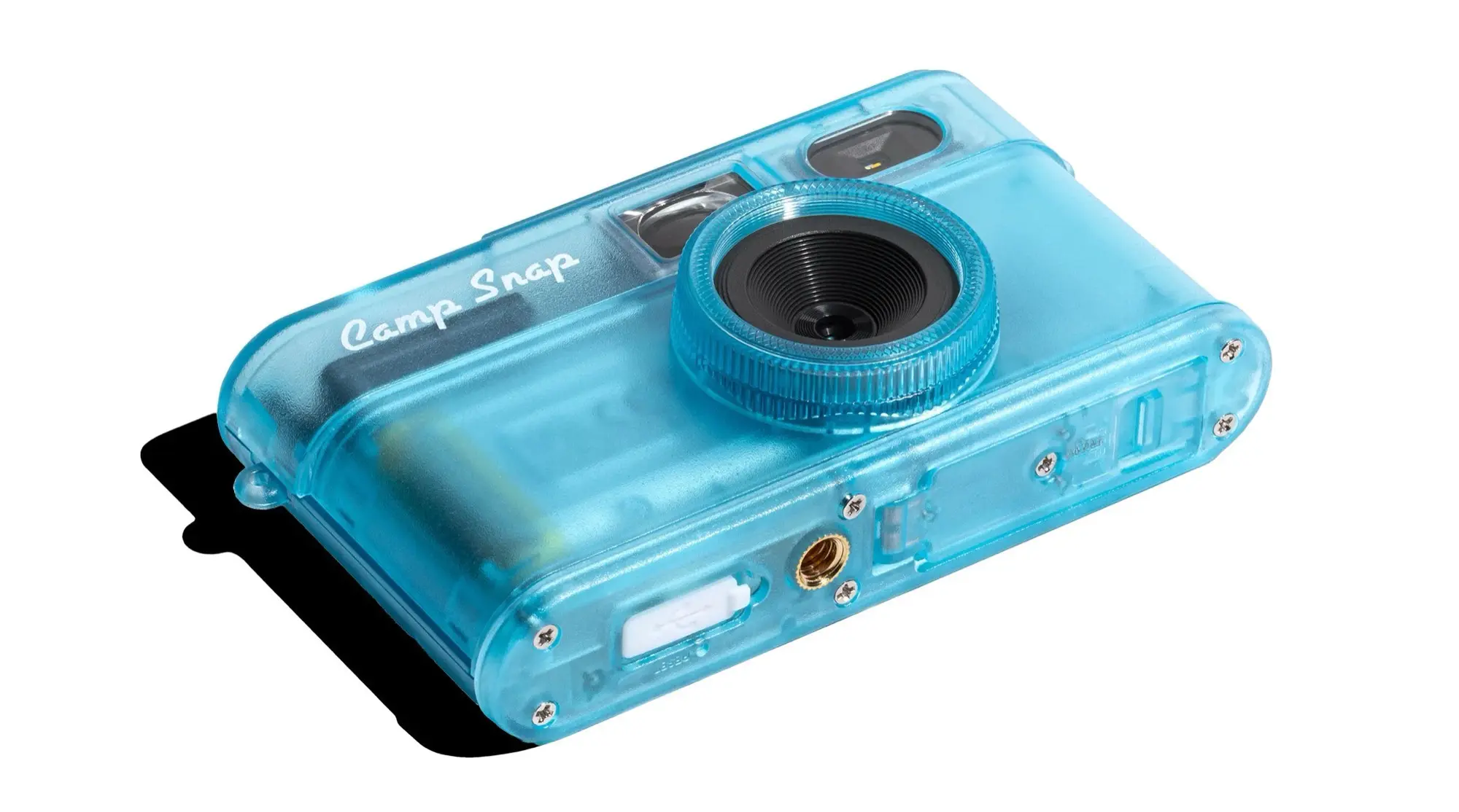 Camp Snap 2 compact retro-styled digital camera in hand (Photo: Camp Snap)