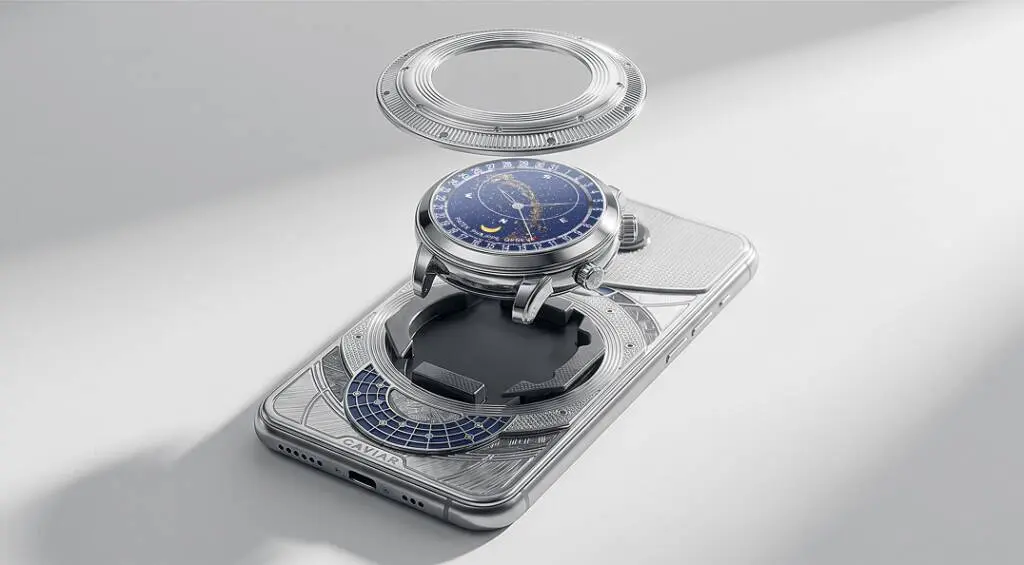 caviar masters of time iphone 17 pro max combines swiss watches with smartphone Caviar Patek Philippe Celestial iPhone 17 Pro Max with watch vault