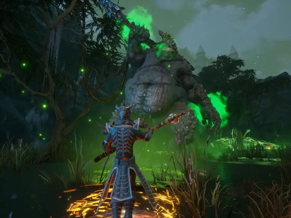 Dungeons of Sundaria gameplay showing fantasy combat and dungeon exploration