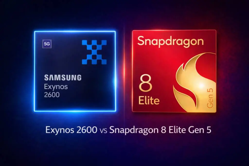 Exynos 2600 and Snapdragon 8 Elite Gen 5 chipsets (Photo: Samsung)