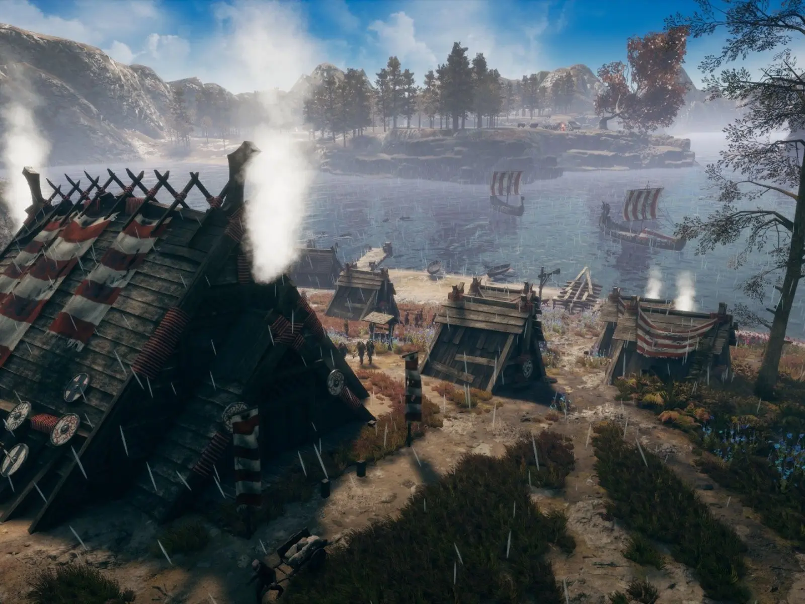 Frozenheim Viking City Builder Drops to $6 in Limited Steam Offer Frozenheim Viking city builder game scene on Steam store page