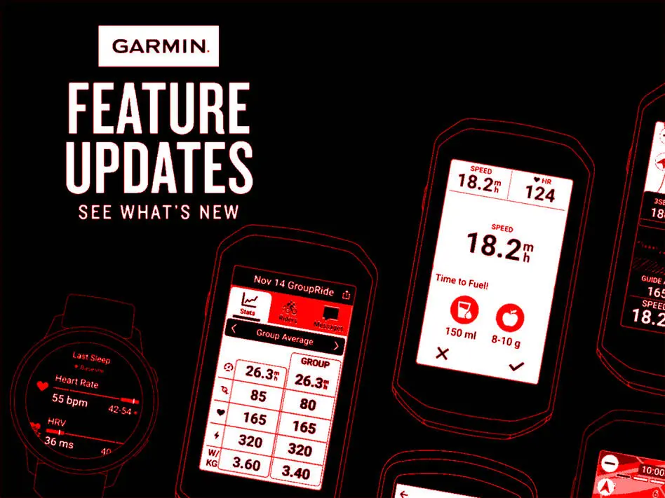 Garmin smartwatch and cycling computer with new health features