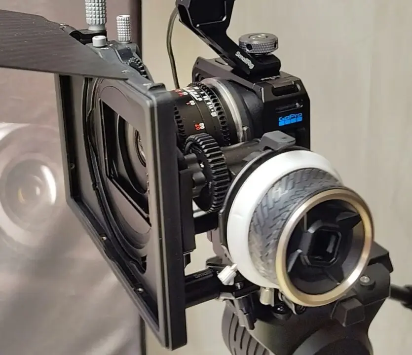 GoPro Mission 1 Pro ILS camera showcased at Cine Gear LA 2026 with filmmakers