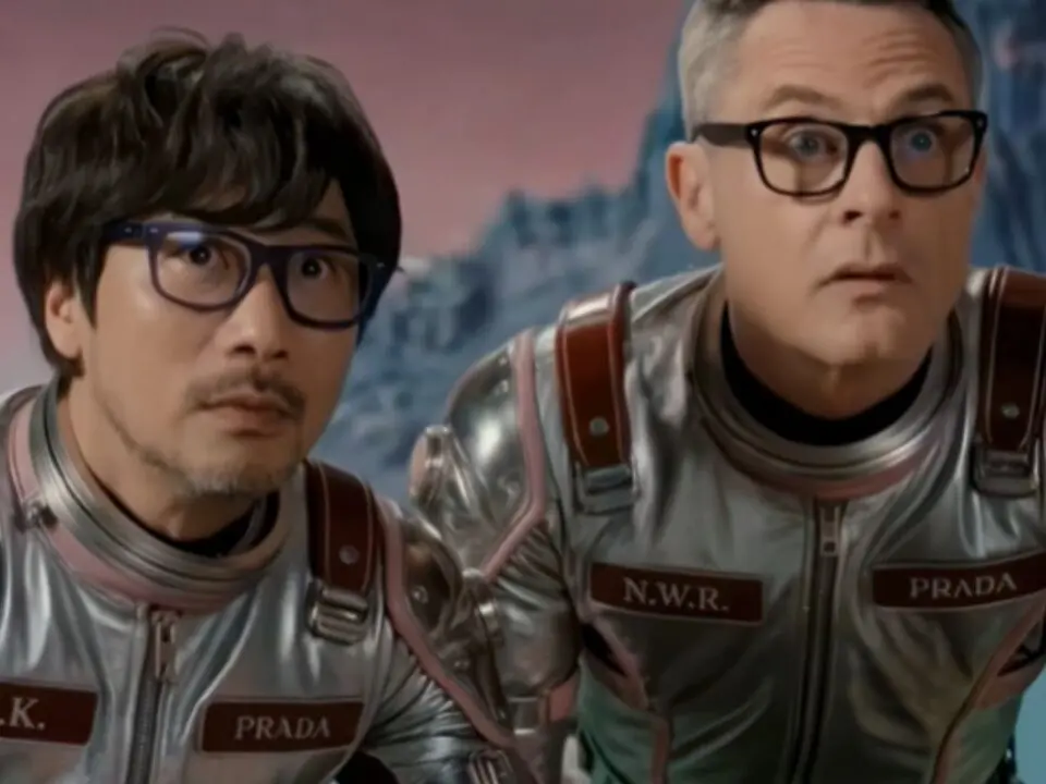 Hideo Kojima and Nicolas Winding Refn in an AI generated short film