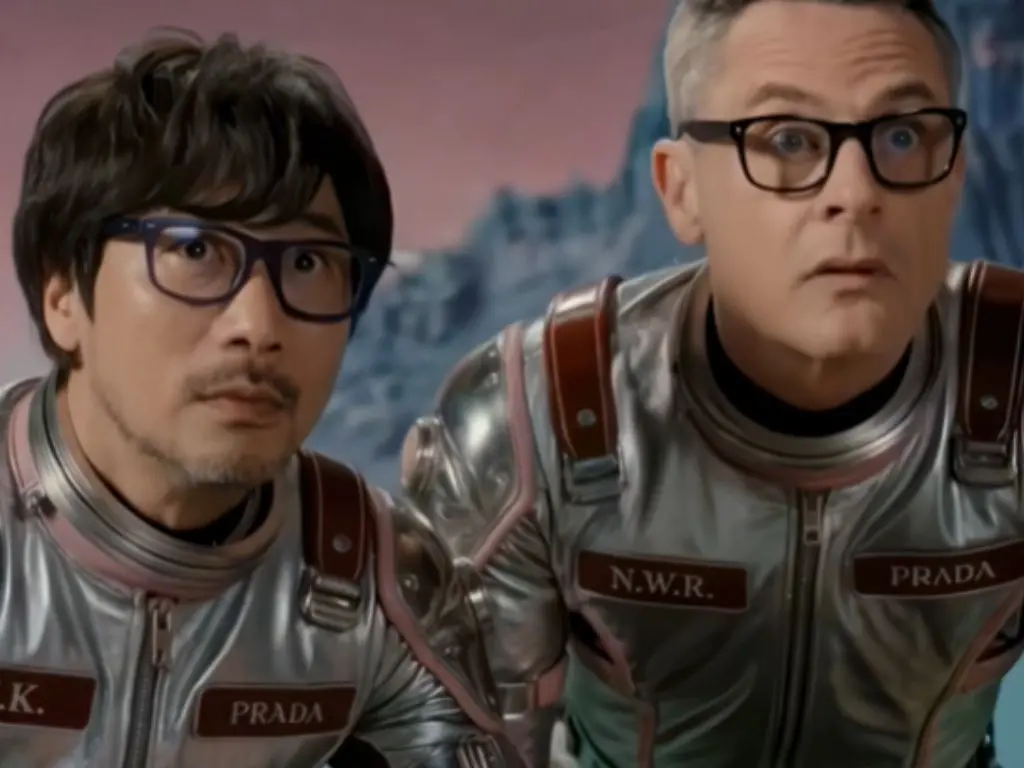 Hideo Kojima Rejects AI as Artist Calling It A Janitor For Chores Hideo Kojima and Nicolas Winding Refn in an AI generated short film