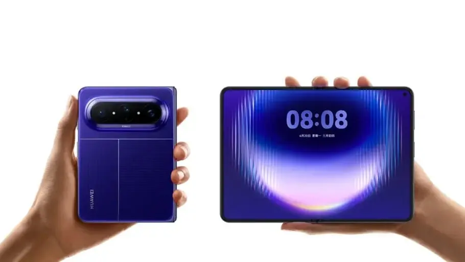 Huawei foldable smartphone representing market leadership