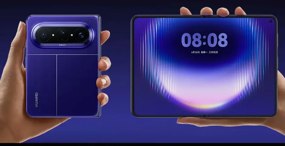 Huawei Pura X Max foldable smartphone with new HarmonyOS features