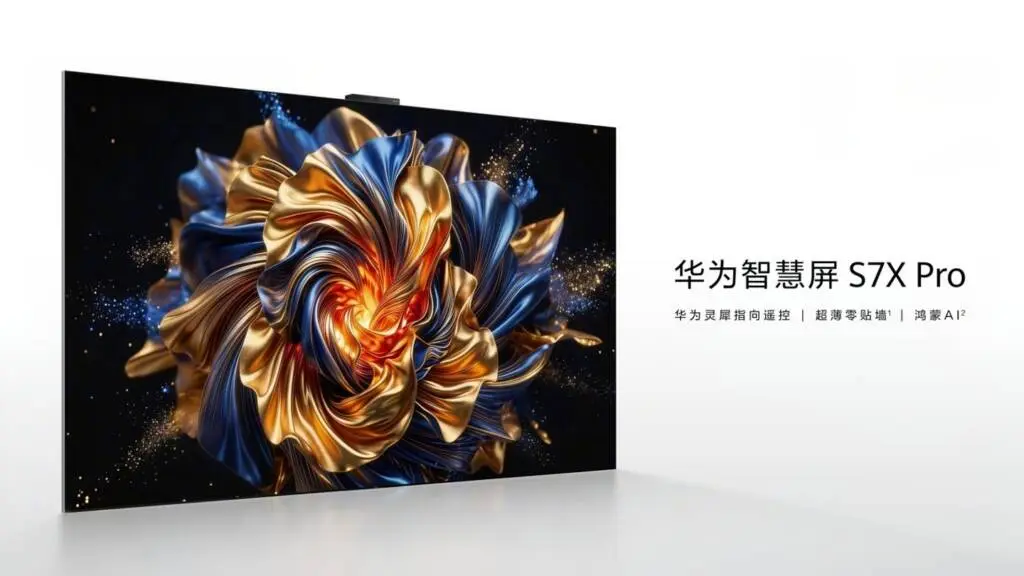 Huawei Smart Screen S7 X Pro with MiniLED display in living room